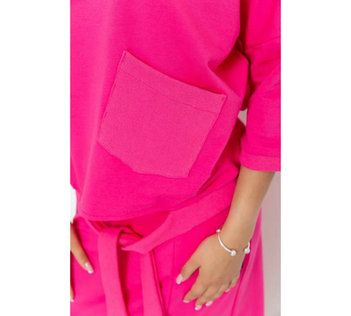 Костюм жіночий повсякденний, колір рожевий, 115R0518
