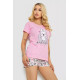 Піжама жіноча, колір рожевий, 243R50714