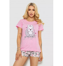 Піжама жіноча, колір рожевий, 243R50714