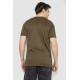 Футболка чоловіча в рубчик, колір хакі, 244R2526-1
