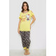 Жіноча піжама з принтом, колір жовтий, 243R903067