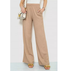 Штани жіночі палаццо, колір бежевий, 102R011-1