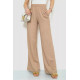 Штани жіночі палаццо, колір бежевий, 102R011-1