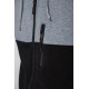 Кофта мужская на флисе, цвет серо-черный, 244R2563.