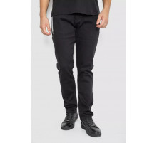 Джинси чоловічі середньої посадки, колір чорний, 244R8344