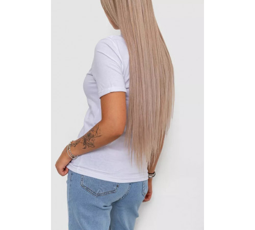 Женская футболка с принтом, цвет белый, 238R01632