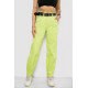 Джинси жіночі балони, колір салатовий, 182R00309
