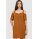Платье, цвет коричневый, 244R269