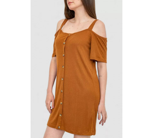 Платье, цвет коричневый, 244R269