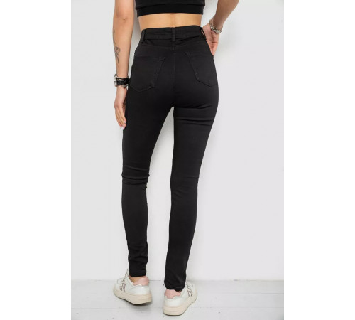 Джинсы женские, цвет черный, 182R5214