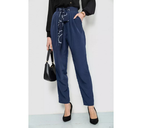 Штани жіночі класичні, колір синій, 244R163