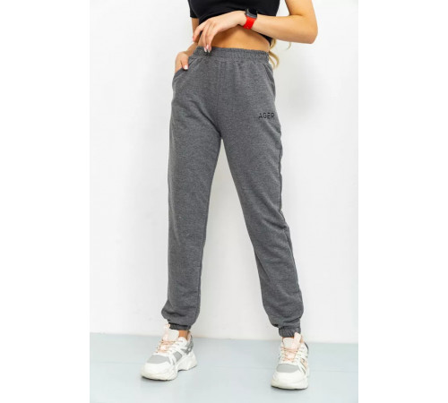 Спорт штани жіночі, колір темно-сірий, 206R001