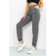 Спорт штани жіночі, колір темно-сірий, 206R001