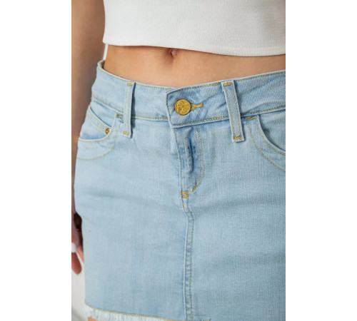 Спідниця джинсова, колір блакитний, 244R264