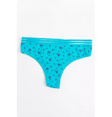 Труси жіночі стрінги, колір бірюзовий, 131R3866
