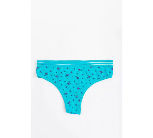 Труси жіночі стрінги, колір бірюзовий, 131R3866