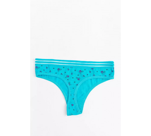 Труси жіночі стрінги, колір бірюзовий, 131R3866