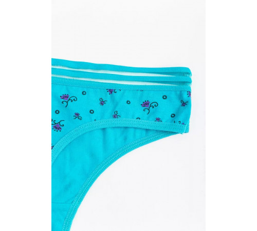 Труси жіночі стрінги, колір бірюзовий, 131R3866