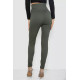 Лосины женские в рубчик, цвет хаки, 205R606-1