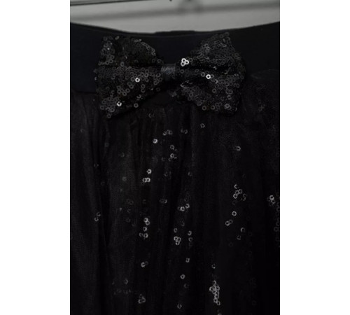 Костюм для дівчаток ошатний, колір біло-чорний, 247R286