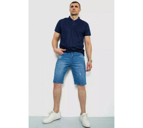 Шорти чоловічі джинсові, колір блакитний, 244RB001