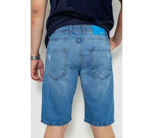 Шорти чоловічі джинсові, колір блакитний, 244RB001