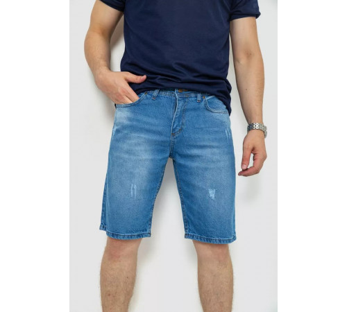 Шорти чоловічі джинсові, колір блакитний, 244RB001