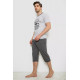 Піжама чоловіча, колір світло-сірий, 243R6205