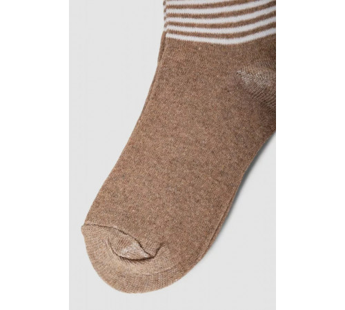 Шкарпетки жіночі з принтом, колір бежевий, 238R336-4