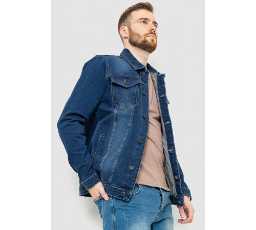Джинсова куртка чоловіча, колір синій, 157R0143