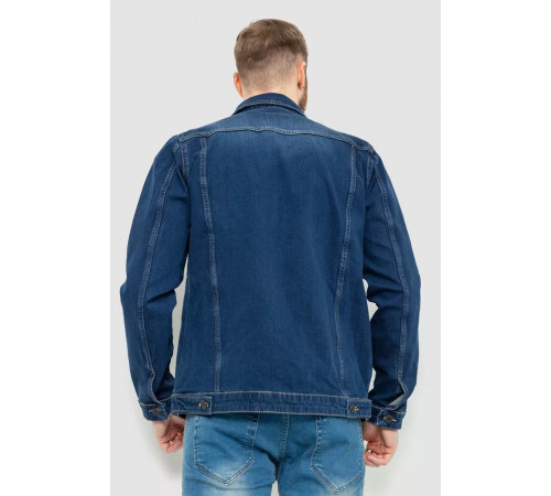 Джинсова куртка чоловіча, колір синій, 157R0143