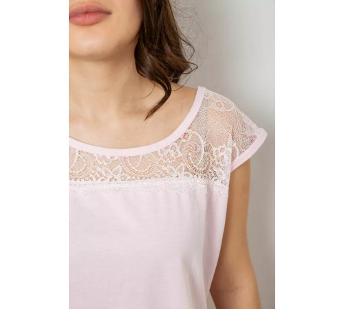 Женская пижама с принтом, цвет розовый, 243R1602-010.