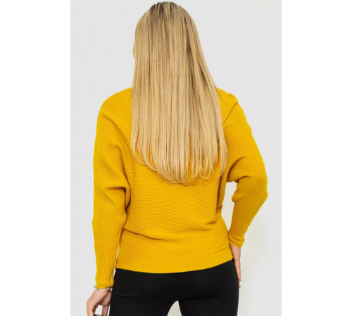 Кофта жіноча однотонна, колір гірчичний, 244R2034
