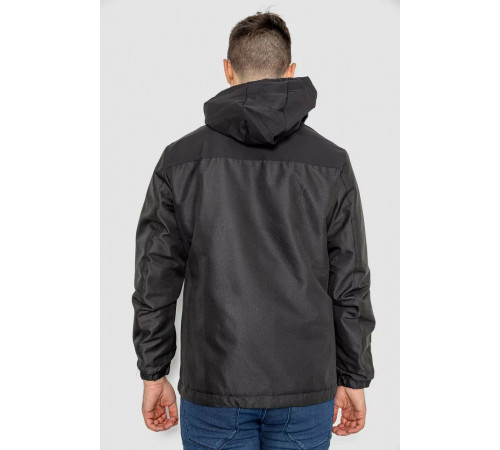Куртка чоловіча демісезонна, колір чорний, 214R22013