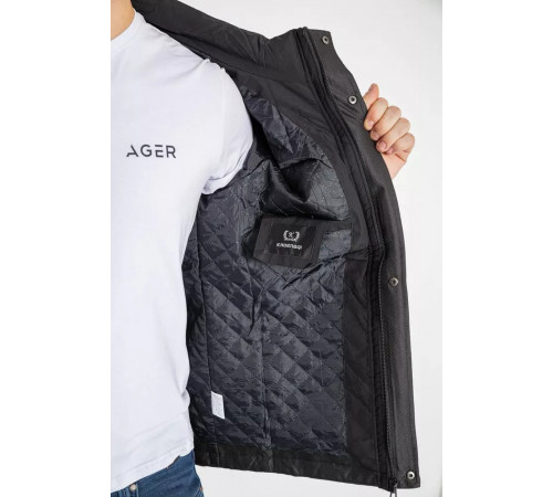 Куртка чоловіча демісезонна, колір чорний, 214R22013