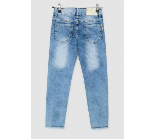 Джинси для дівчаток, колір темно-блакитний, 247R3827