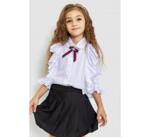 Блуза для дівчаток ошатна, колір білий, 172R210