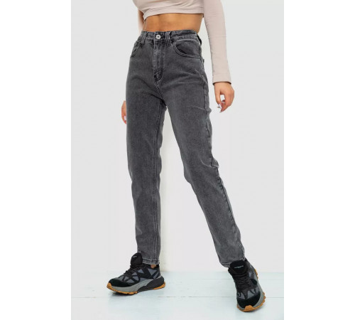 Джинси жіночі MOM, колір сірий, 244R8570
