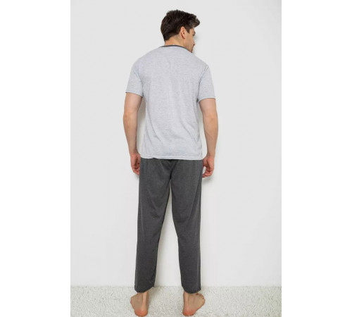 Пижама мужская, цвет серый, 243R6202.