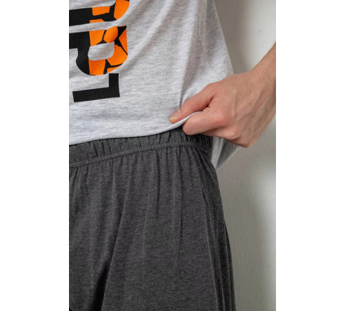 Пижама мужская, цвет серый, 243R6202.