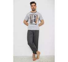Пижама мужская, цвет серый, 243R6202.
