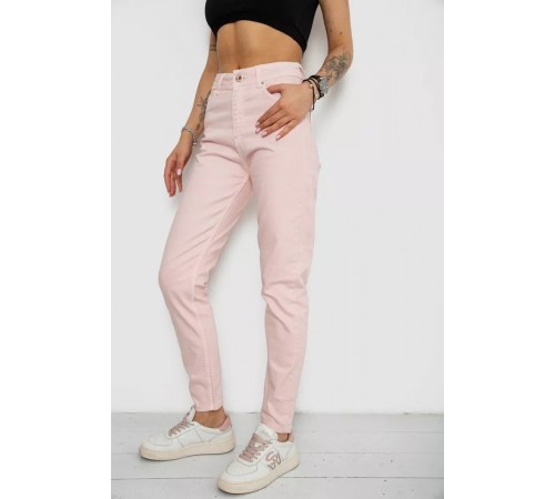 Джинси жіночі Mom's, колір пудровий, 182R1471 Джинси жіночі Mom's, колір пудровий, 182R1471