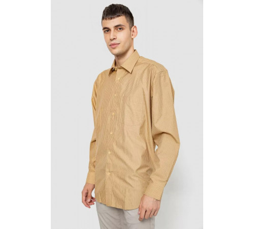 Сорочка чоловіча класична, колір бежевий, 244R331
