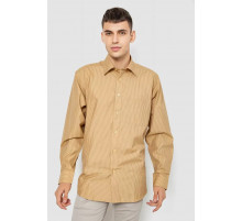 Рубашка мужская классическая, цвет бежевый, 244R331