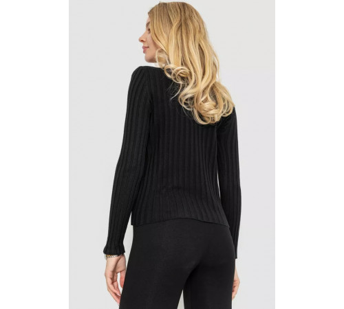 Гольф женский однотонный, цвет черный, 204R038