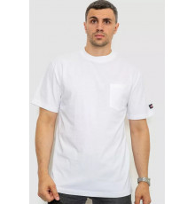 Футболка чоловіча однотонна, колір білий, 238R57832