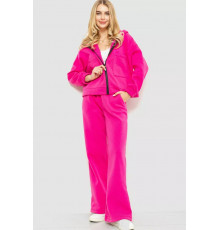 Спорт костюм женский на флисе, цвет розовый, 102R402