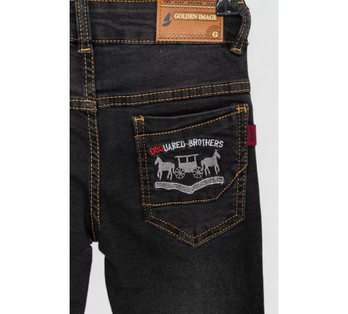 Джинсы для девочки, цвет черный, 247R8415