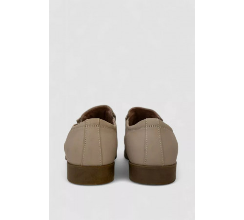 Туфли мужские с перфорацией, цвет темно-бежевый, 243RC1595.