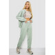 Спортивный костюм женский велюровый, цвет оливковый, 238R107.
